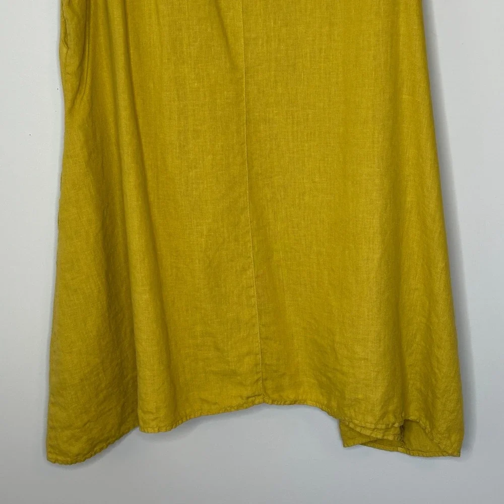 Stella Carakasi Natural Lux‎ Linen Summerfield Cactus Tunic Top XXL Pockets - Picture 11 of 13